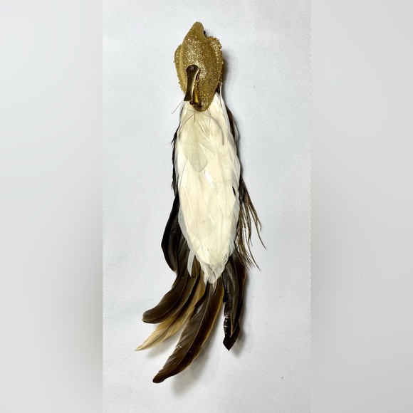 Holiday Lane Majesty Peacock Clip On Ornament Feathers - Picture 8 of 11